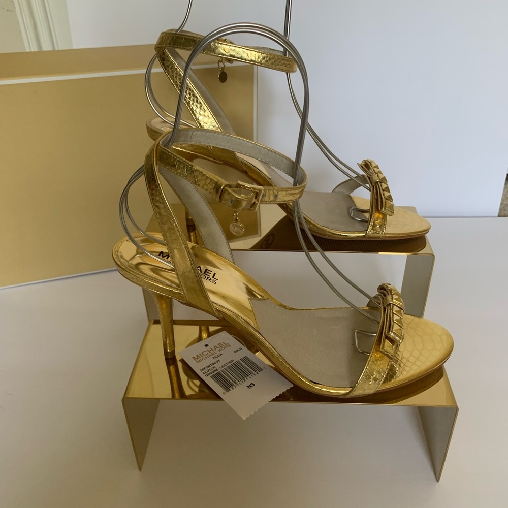 Michael Kors Gold Sandals